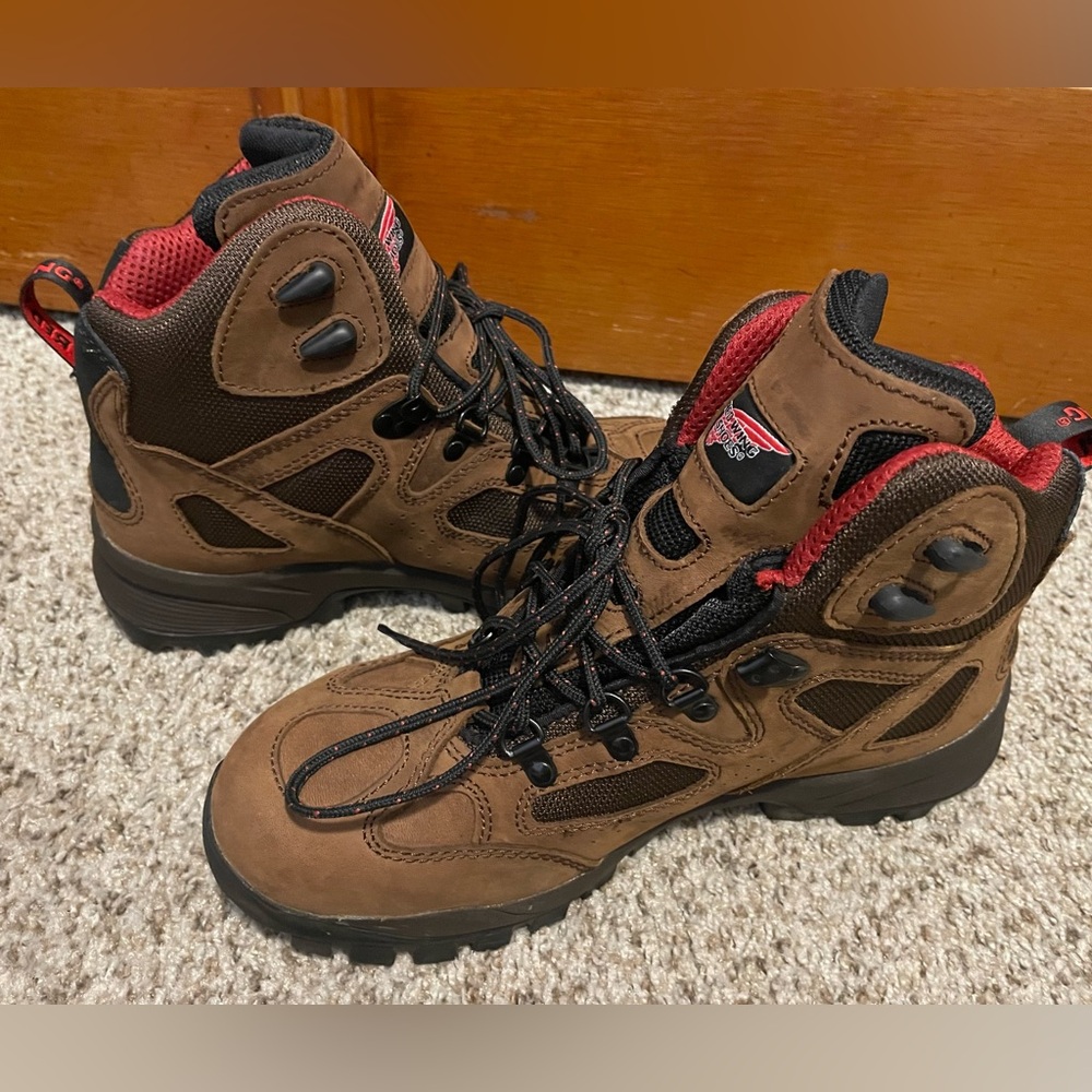 Red Wing Boots TruHiker Safety Toe Hiking Work Men’s Size 8. EUC - Picture 2 of 16